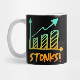 Stonks- Funny Stocks Stock Market Finance Trader Mug